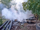 В Новочеркасске горела несанкционированная свалка