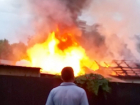 Частный дом сгорел в станице Кривянской под Новочеркасском
