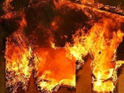 В Новочеркасске во время пожара в сарае обгорел молодой мужчина