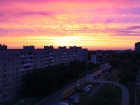 Потрясающий огненно-фиолетовый закат сфотографировали в Новочеркасске