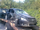 Грудной ребенок пострадал в перевернувшемся под Новочеркасском Chevrolet Cruze