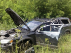 Водитель перевернувшегося Volvo пострадал в ДТП на трассе под Новочеркасском