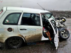 Потерявшая управление «Калина» лоб в лоб столкнулась с грузовиком в Новочеркасске