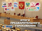 ЛДПР, КПРФ и "Яблоко" стали лидерами предварительного голосования среди идущих в Госдуму партий