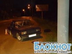 В Новочеркасске «пятерка» врезалась в столб, пострадал водитель