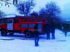 В Новочеркасске при пожаре в частном доме пострадал мужчина