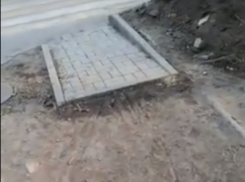 «Огрызок» дорожки перед пешеходным переходом вызвал недоумение новочеркасцев