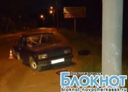 В Новочеркасске «пятерка» врезалась в столб, пострадал водитель