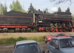 Через Новочеркасск проехал поезд "Победа"