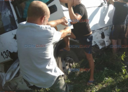 Автобус с пассажирами разбился под Новочеркасском