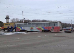 В Новочеркасске сошел с рельс очередной тамвай