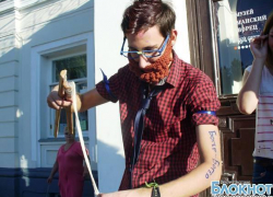 В Новочеркасске школьники устроили дримфлеш – праздник мыльных пузырей