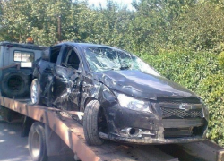 Грудной ребенок пострадал в перевернувшемся под Новочеркасском Chevrolet Cruze