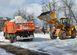 В Новочеркасске снег с городских улиц будут складировать в районе Кривянки