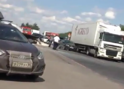 ДТП с шестью машинами и и пострадавшим произошло под Новочеркасском