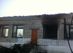  В Октябрьском районе сгорела школа