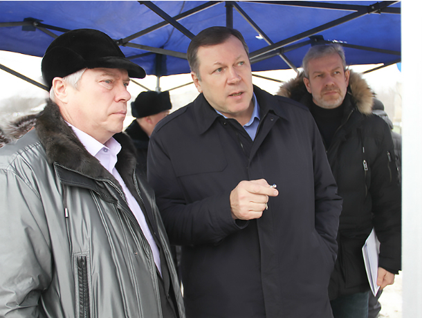Губернатор Ростовской области Василий Голубев посетил Новочеркасск