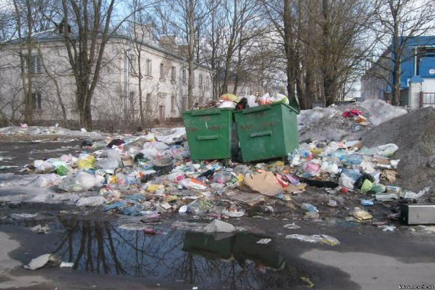 Мусор в Новочеркасске начнут вывозить с потеплением