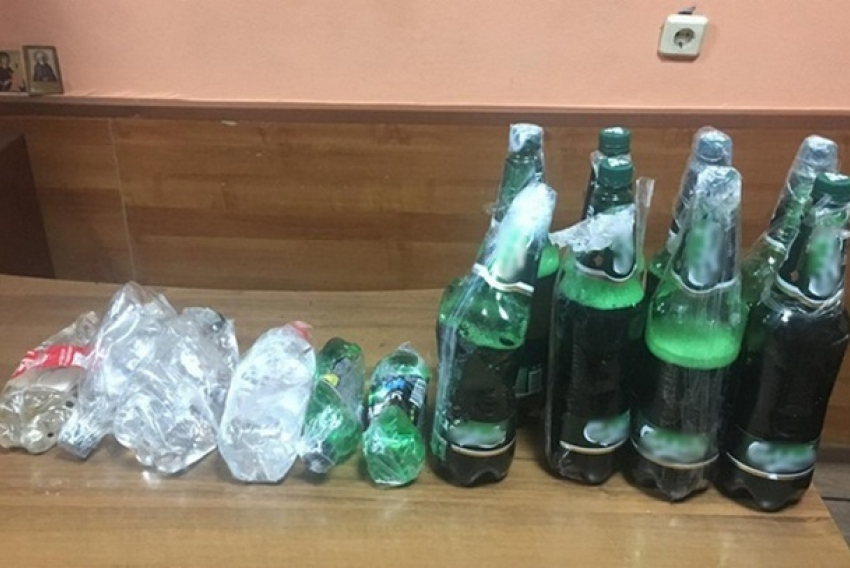 В колонию Новочеркасска пытались перебросить бутылки с алкоголем