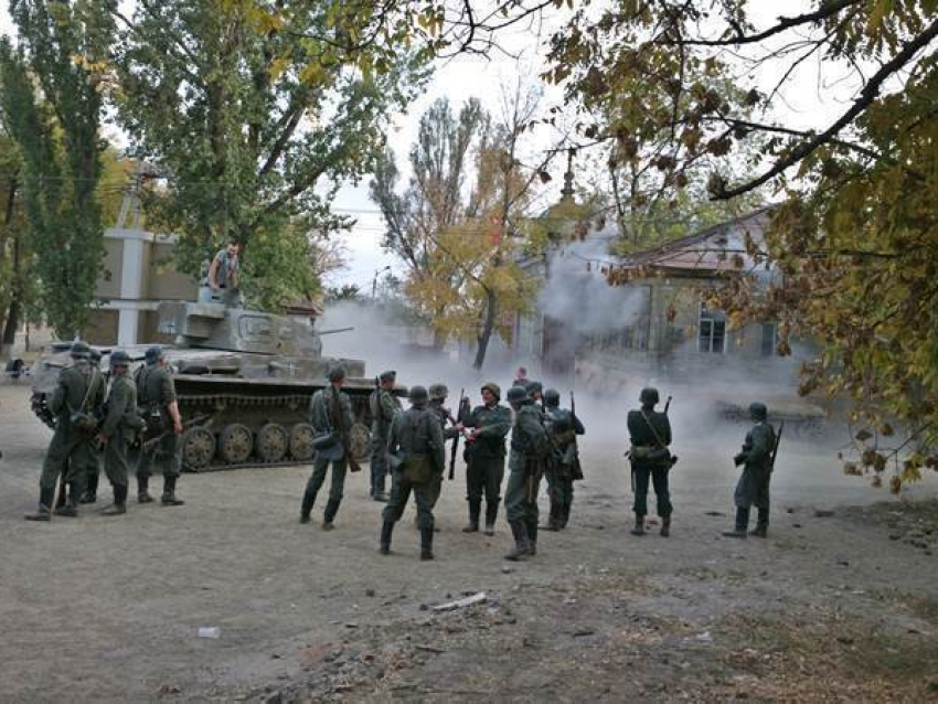 В Новочеркасске во время съемок фильма взорвали заброшенный дом