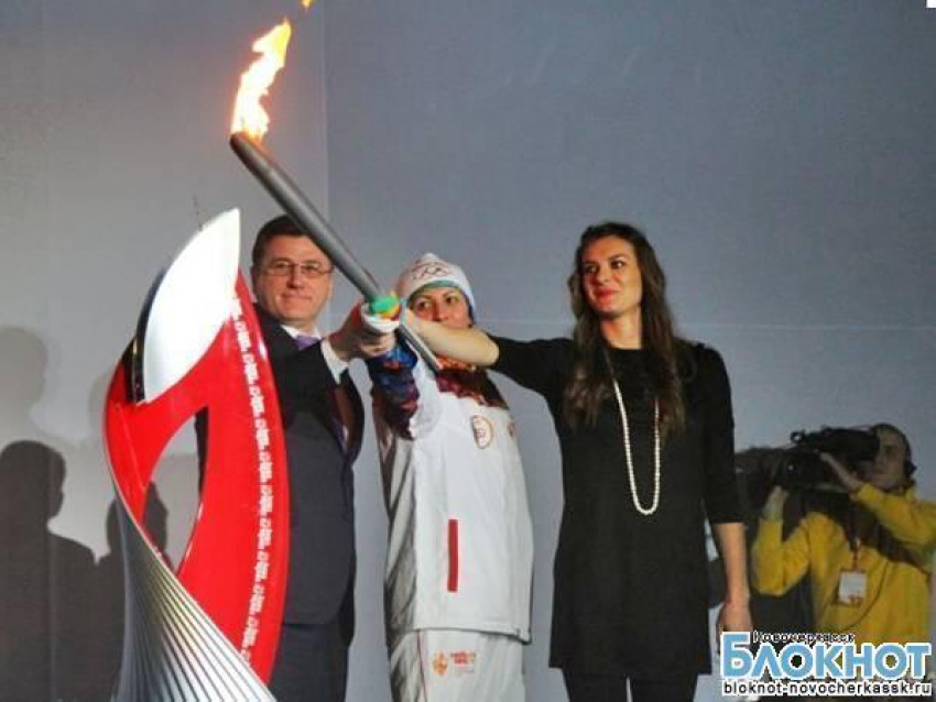 Олимпийский огонь прибыл в Новочеркасск по графику