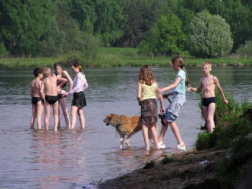 Семнадцать детей обнаружили купающимися без присмотра в водоемах Новочеркасска